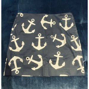 J Crew Anchor Skirt